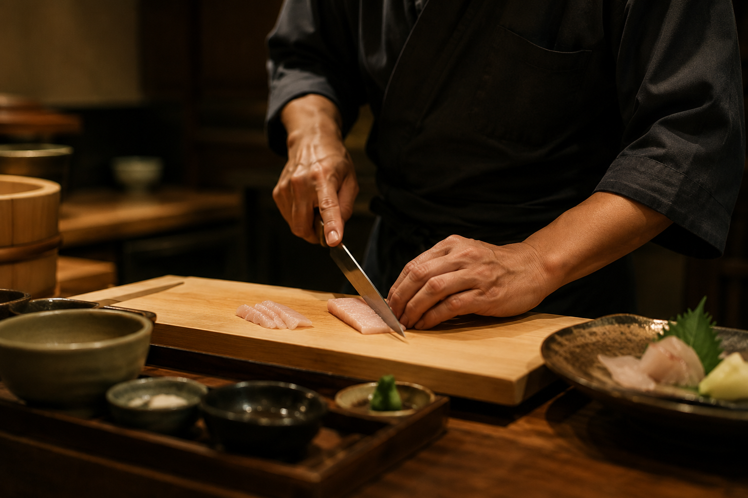 chef in Kitchen