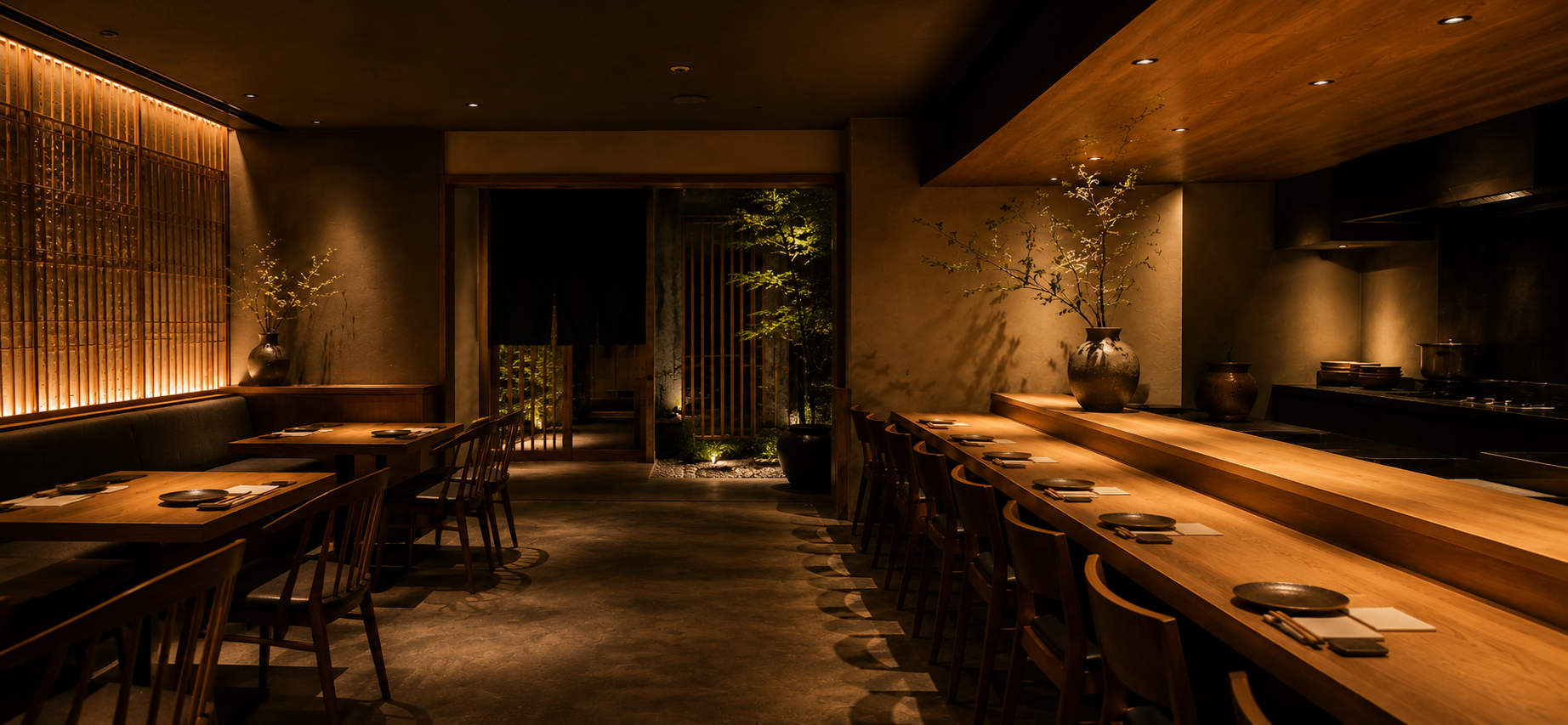 Dining room at IKI Japanese Kitchen